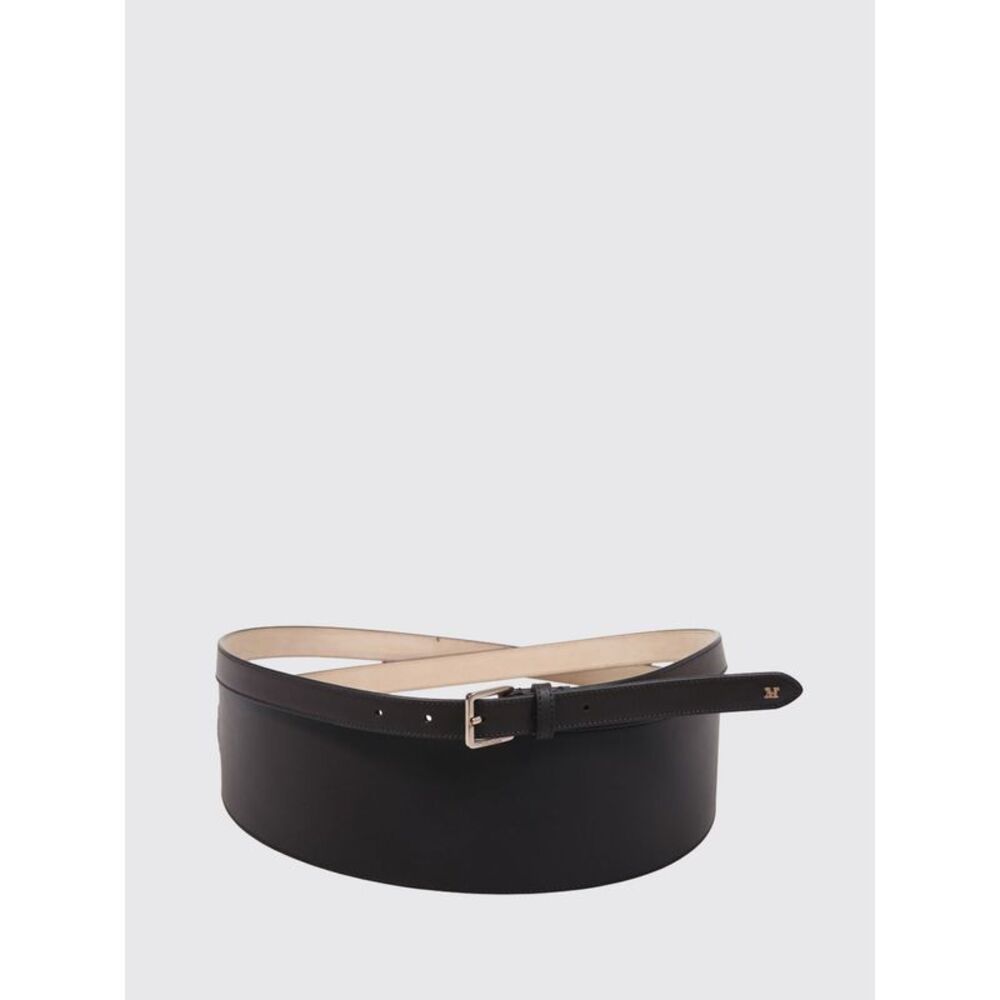 Max Mara Women Max Mara Belt In Fine Smooth Calf Leather With Metal Buckle